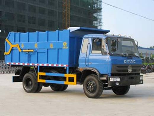 東風145對接式<a href=http://www.fjkjs.com/ljc target=_blank class=infotextkey>垃圾車</a>出廠圖片